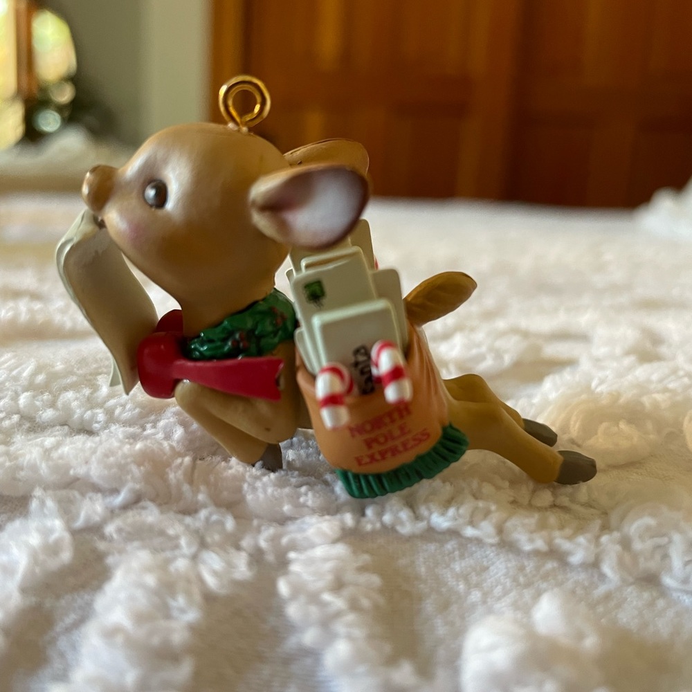 1993 Carlton Cards Heirloom Collection Wishes On The Way ornament. 🤶🎅🏼
